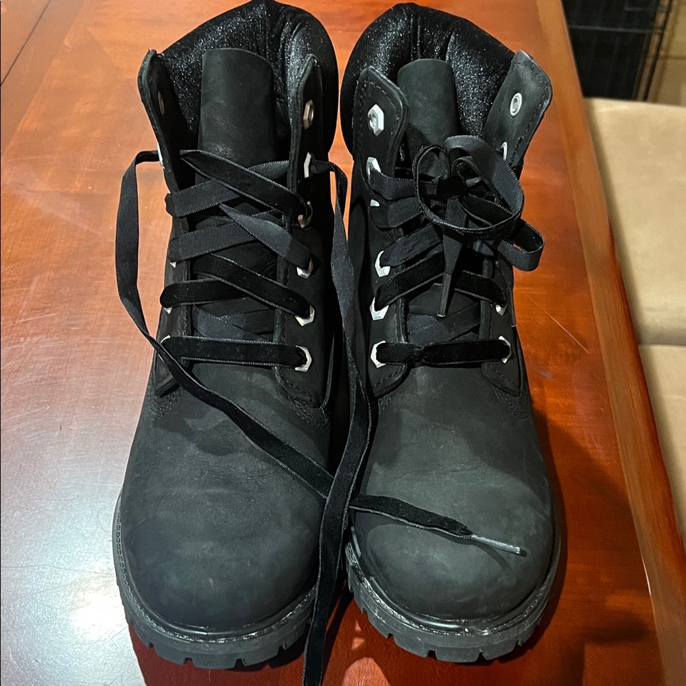 Timberland Black Lace Up Boots